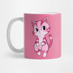 Adorable Pink Cat - Cute Baby Feline Mug